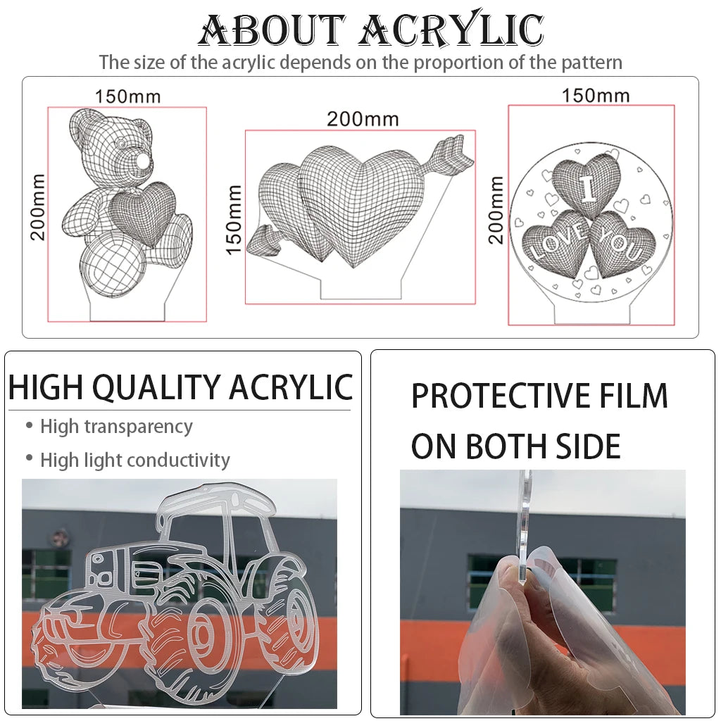 One Piece Acrylic Nightligt!