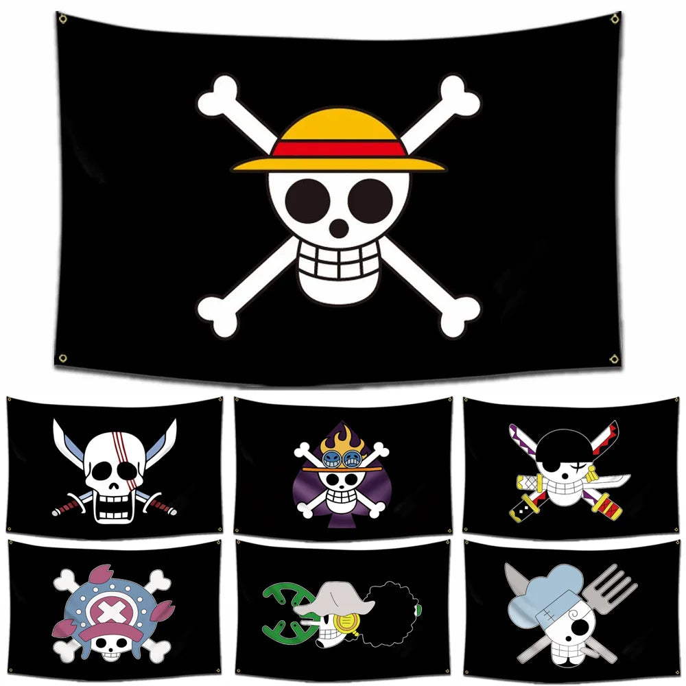 One Piece Pirate Flags